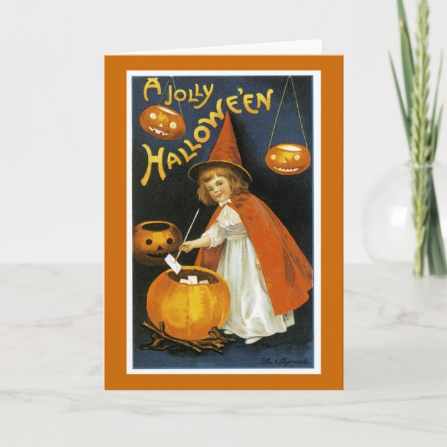 A Jolly Halloween Kort (Framsida)