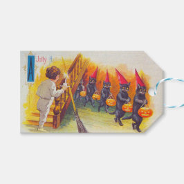 A Jolly Halloween (Svarta katter) Presentetikett