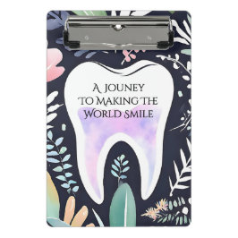 A Journey to Smile: Boho Floral Dental Sudent Gift