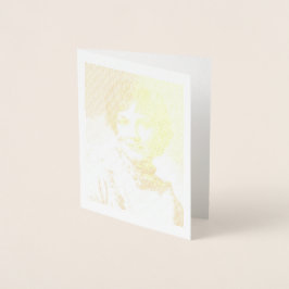 A. Joyce Elliott guldfotnotkort Folierat Kort