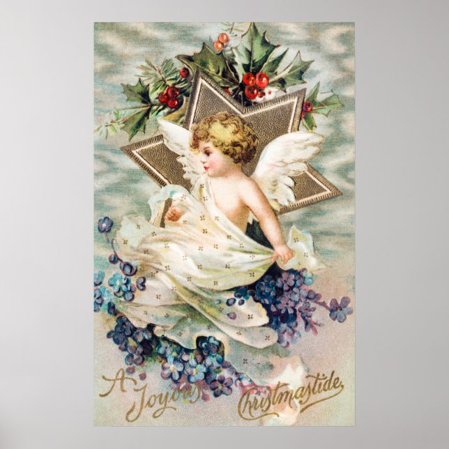 A Joyous Christmastide (1908) av Internationell Ar Poster (Framsidan)