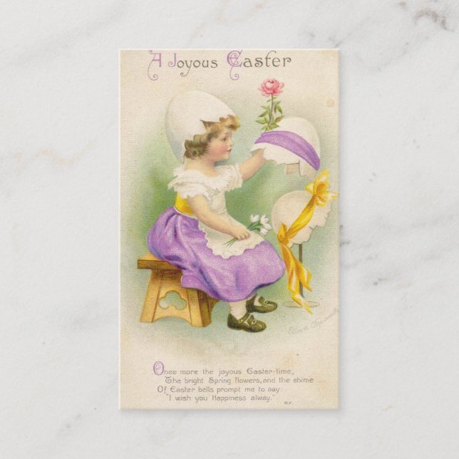 A Joyous Eater Hälsning Visitkort (Framsida)