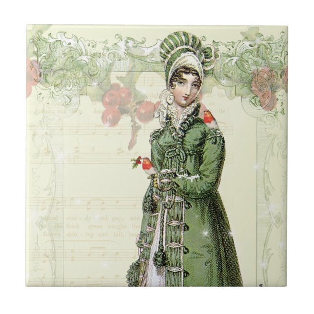 A Joyous Noel Kakelplatta (Framsidan)