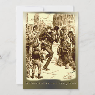 A jul Sång - Tiny Tim Julkort