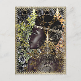 A Jungle Night Chameleon Vykort