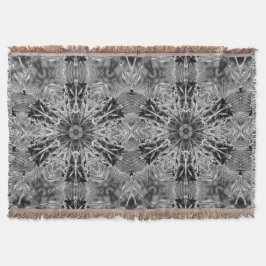 A Kaleidoscope Winter Frost Black and White Filt