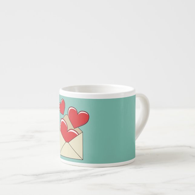 A KÄRLEK BREV ESPRESSOMUGG (Framsida höger)