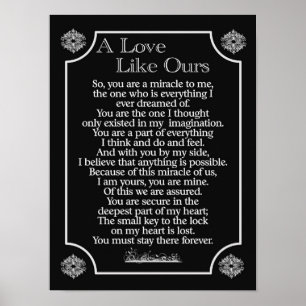 A KÄRLEK LIKE OURS - Poster utskrift
