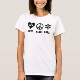 A Kärlek Peace LPN Tee Shirt