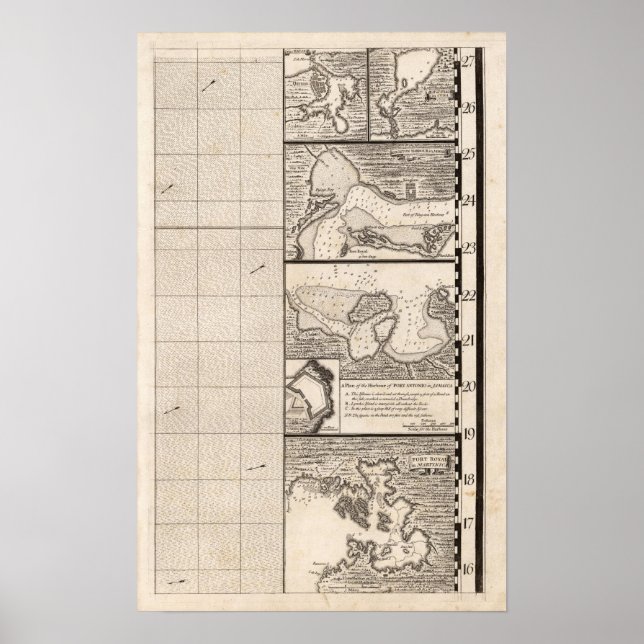 A Karta i det brittiska imperiet i Amerika Lakan 1 Poster (Framsidan)