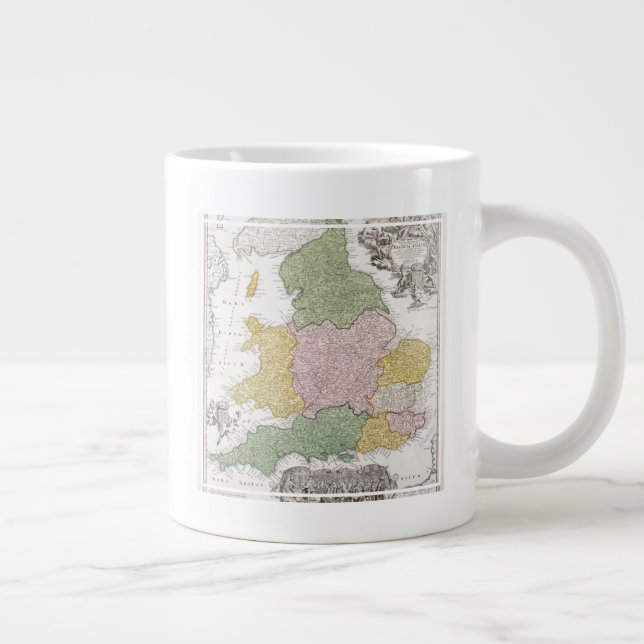 A Karta i England| 1760 Jumbo Mugg (Höger)