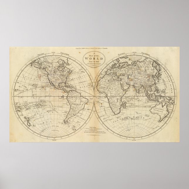 A Karta i världen Poster (Framsidan)