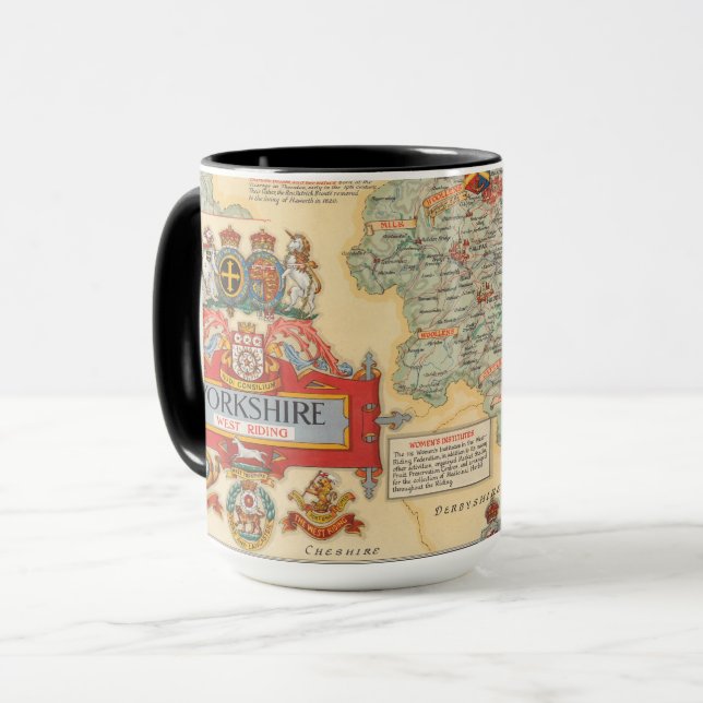 A Karta i Yorkshire: Väster Mugg (Framsida vänster)