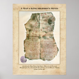 A Karta till Kung Solomons gruvor Poster