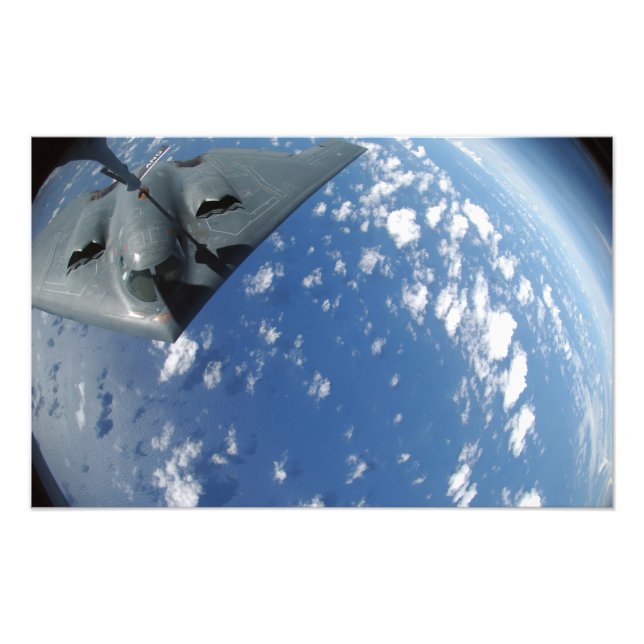 A KC-135 Stratotanker tar emot B-2-andan Fototryck (Framsidan)