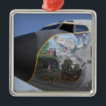 A KC-135 Stratotankershow patriotic näsa Julgransprydnad Metall<br><div class="desc">En KC-135 Stratotankershow patriotic noskonst som finns med flygplan.</div>