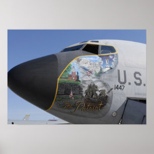 A KC-135 Stratotankershow patriotic näsa Poster