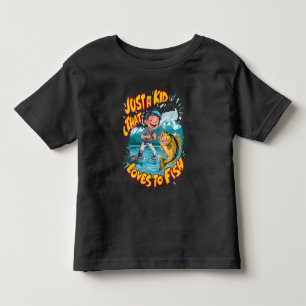 A Kids Fishing Passion T Shirt
