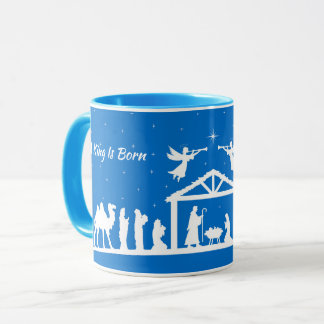 A King Is Born - Nativity Scene Mug  Mugg