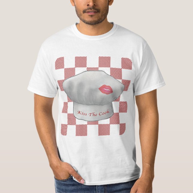 A Kiss The Cook t-shirt (Framsida)