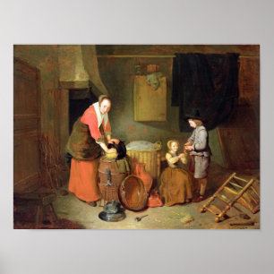 A Kitchen Insida, 1700-talet Poster