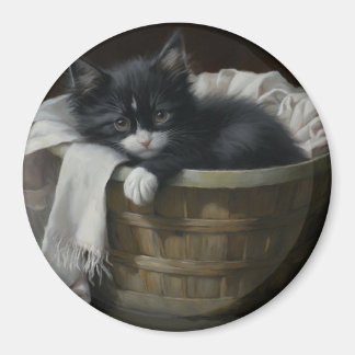 A Kittens Mysiga hörn Magnet