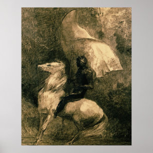 A Knight, 1885 Poster