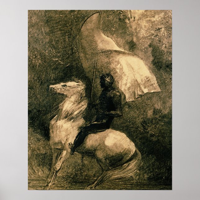 A Knight, 1885 Poster (Framsidan)