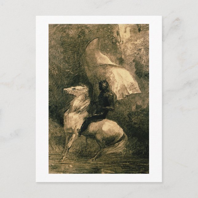 A Knight, 1885 Vykort (Framsida)