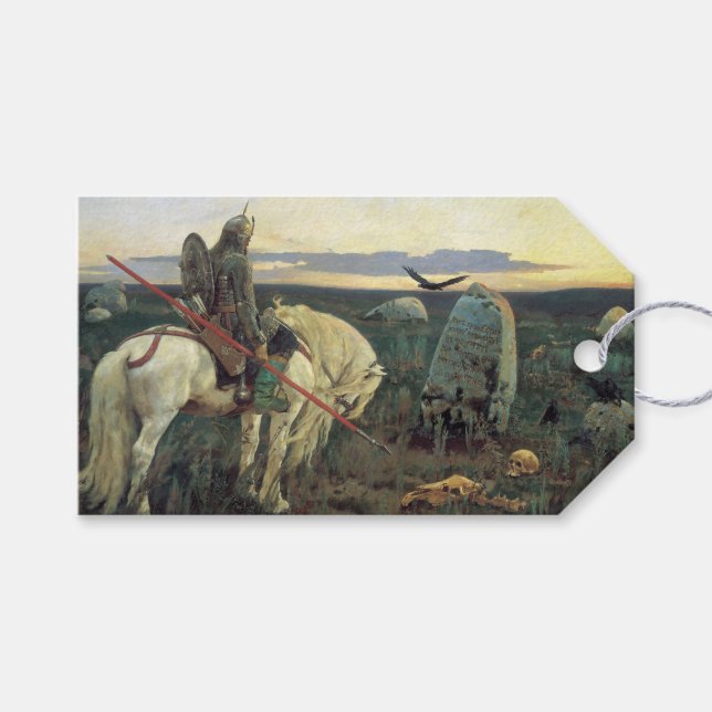 A Knight på Crossways Presentetikett (Framsidan (Horisontell))