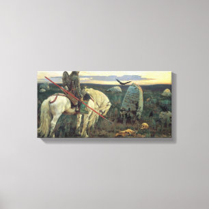 A Knight vid Crossways (av Viktor Vasnetsov) Canvastryck
