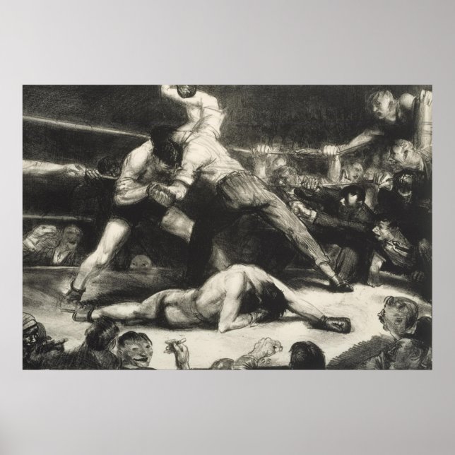 A Knock-Out - George Bellows - 1921 Poster (Framsidan)
