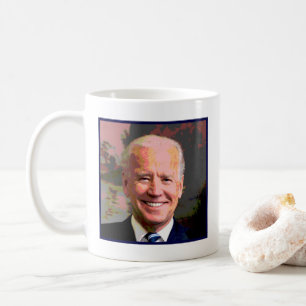 A kopp av Joe kaffe mugg med bild av Joe Biden