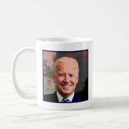 A kopp av Joe kaffe mugg med bild av Joe Biden
