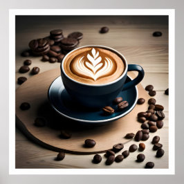 A Kopp för kaffe för Älskare Poster