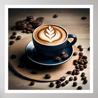 A Kopp för kaffe för Älskare Poster