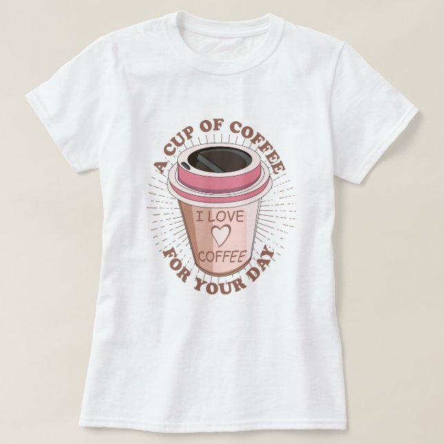 A kopp i kaffe t shirt (Design framsida)
