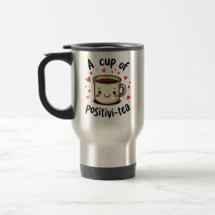 A Kopp i Positivi-Tea Funny Cute Tea Älskare