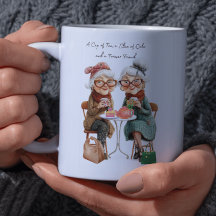 A Kopp i Tea, en bit kummel och en vän