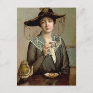 A Kopp i Tea Lilla Cabot Perry Vykort