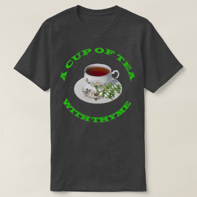 A KOPP I TEA MED THYME T SHIRT (Design framsida)