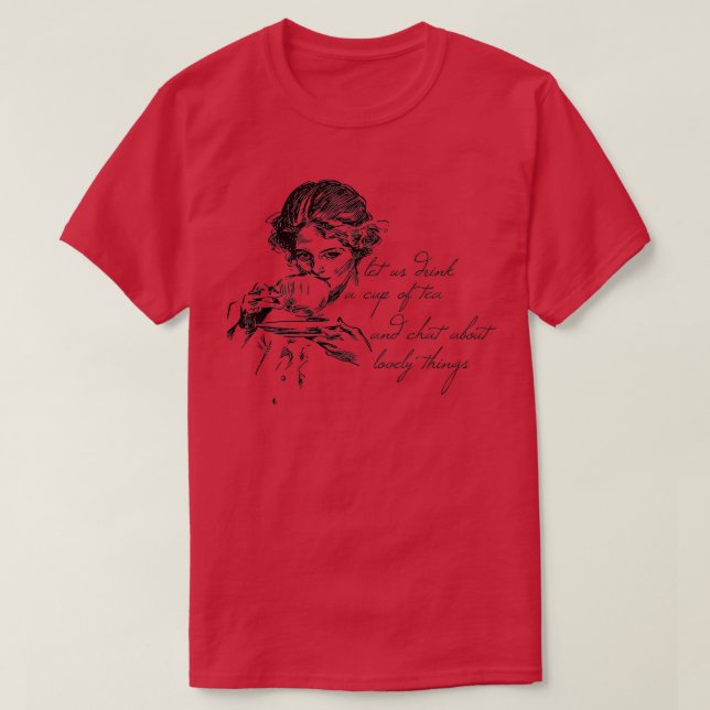 A Kopp i Tea T Shirt (Design framsida)