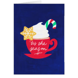 A Kopp i Tis Season Hälsningskort