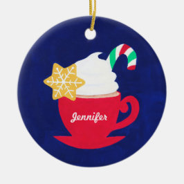 A Kopp i Tis Season Julgransprydnad Keramik