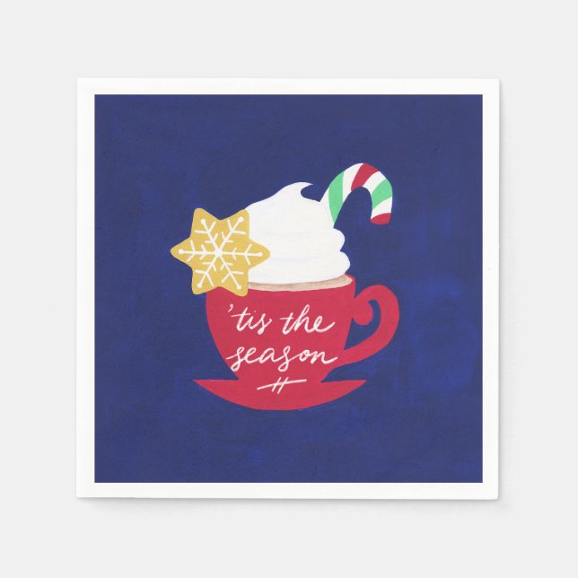 A Kopp i Tis Season Pappersservett (Framsidan)