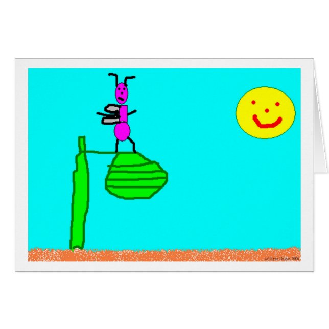 A KRYP HÄLSNINGSKORT (Framsidan Horizontal)