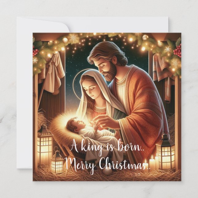 A kung är Born Kort (Framsida)