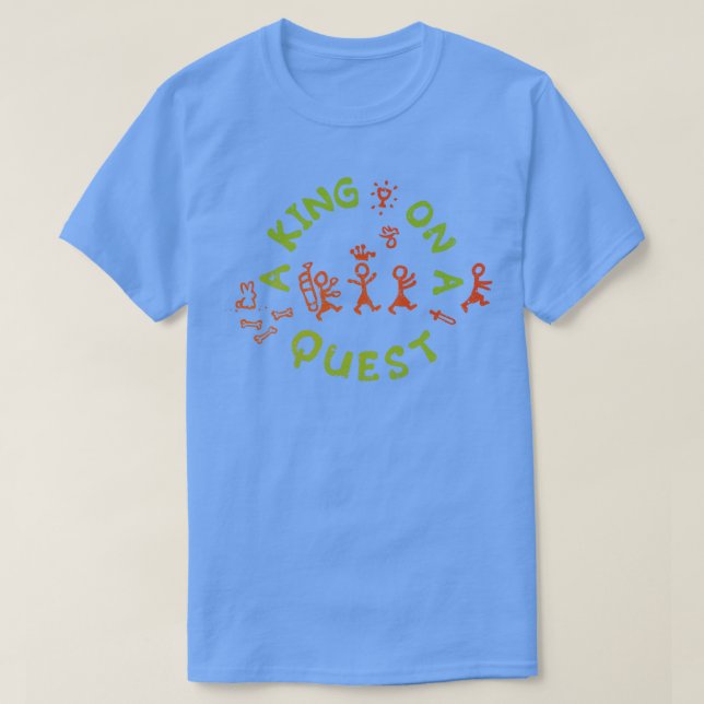 A Kung på en sökning T Shirt (Design framsida)