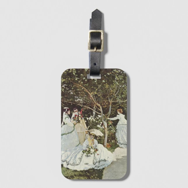 A Kvarn vid Zaandam Claude Monet Bagagebricka (Framsida vertikal)