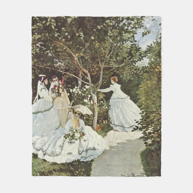 A Kvarn vid Zaandam Claude Monet Fleecefilt (Framsidan)